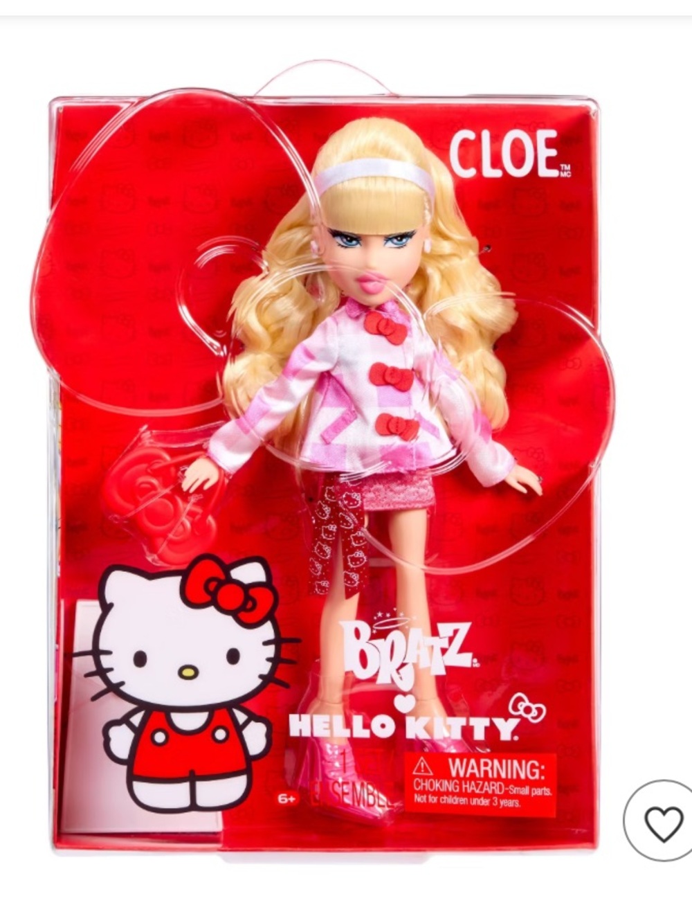 Bratz X Hello Kitty Cloe Sanrio Fashion Doll With Accessories